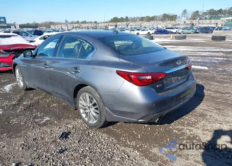 2022 Infiniti Q50 Luxe Awd from USA, damaged, VIN JN1EV7BR5NM342297